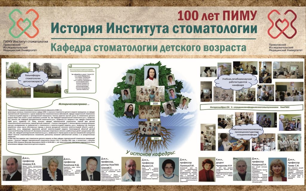 Институт стоматологии к 100-летию ПИМУ: знаем истоки, видим вершины.